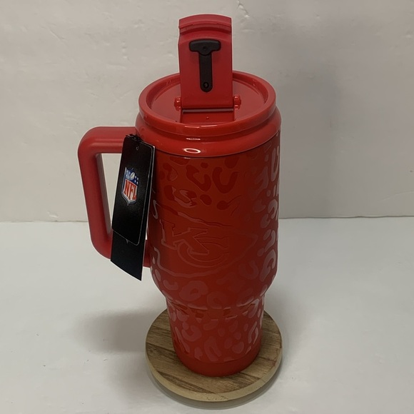 Kansas City Chiefs 32 oz Travel Tumbler Flip N’ Sip NWT - Picture 9 of 9
